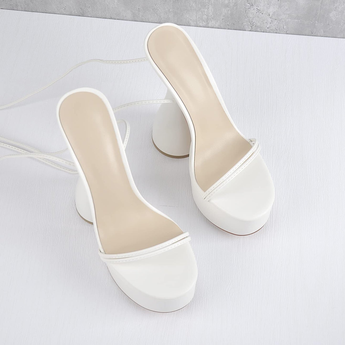 White Fords Heels