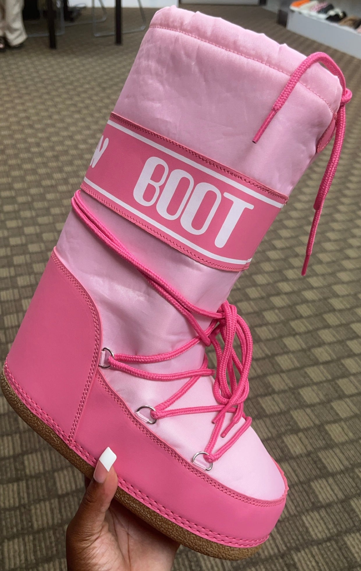 Pink Abominable Snow Boot 💕