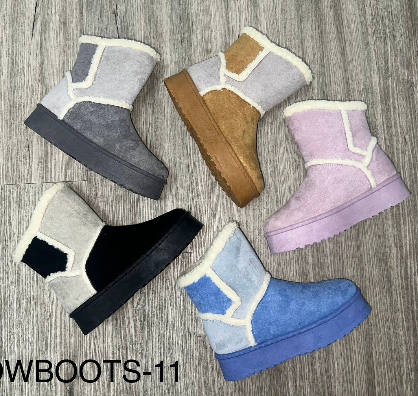 Grey Snow boot-11