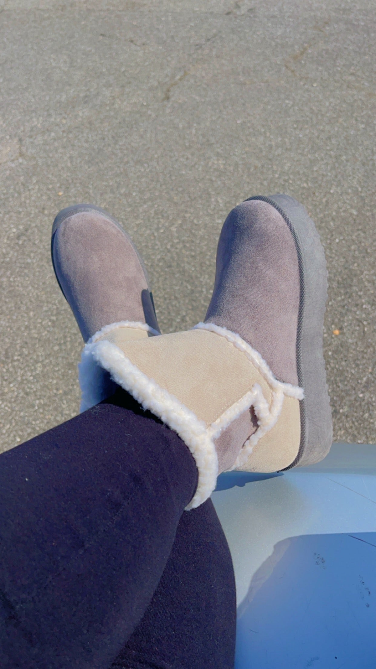 Grey Snow boot-11